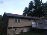 New roof installation on house in Derry, NH