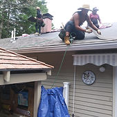 Picture of roof we repaired for home in Merrimack, NH