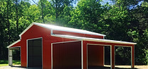 Metal commercial grade barn.