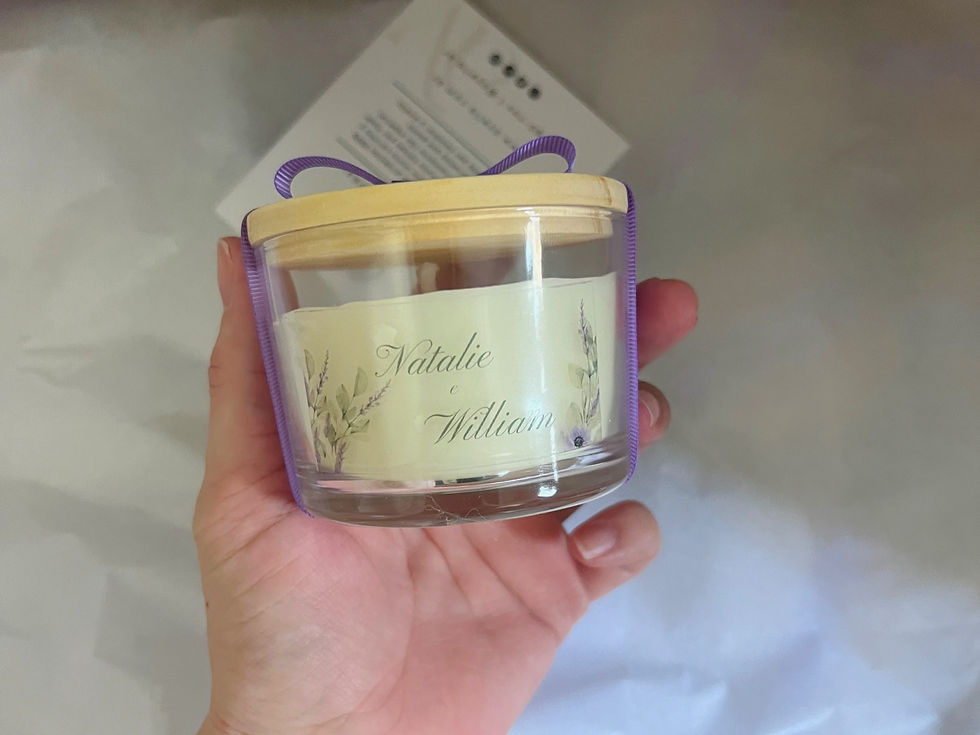 vela personalizada casamento