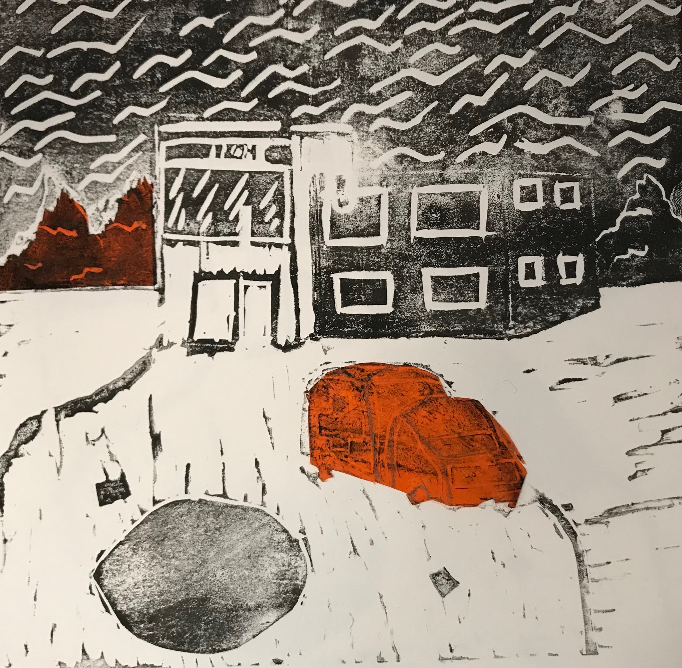 Lino printing