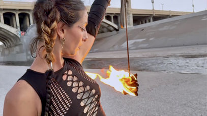 Fire rope dart