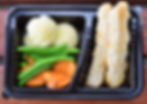 Battered Flat Head with Mashed Potato & Seasonal Vegetables