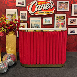 F1 Las Vegas Raising Canes suite designed by studio 790 interior design