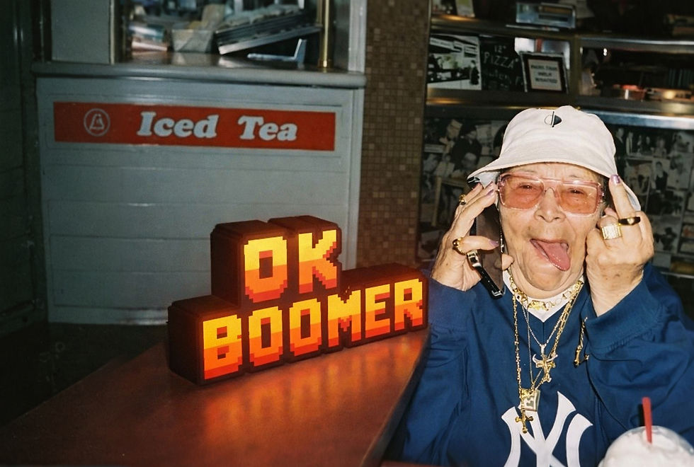 Thumbnail: Φωτιστικό ''OK boomer''