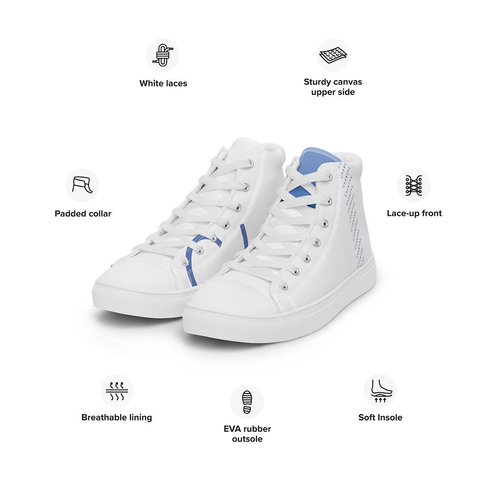 Thumbnail: Let Me Down Minimal High Tops • White • Men's