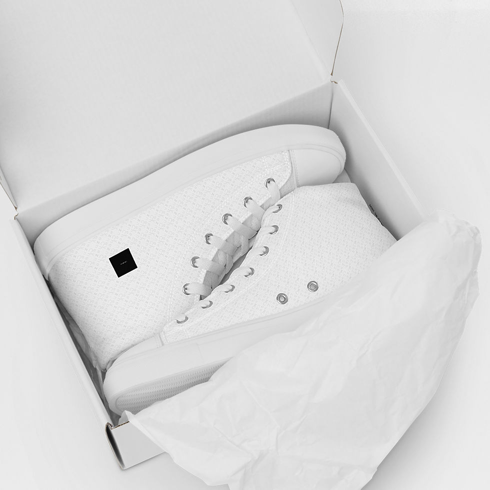 Thumbnail: Chezney Repeater High Tops • White & Light Gray • Men's