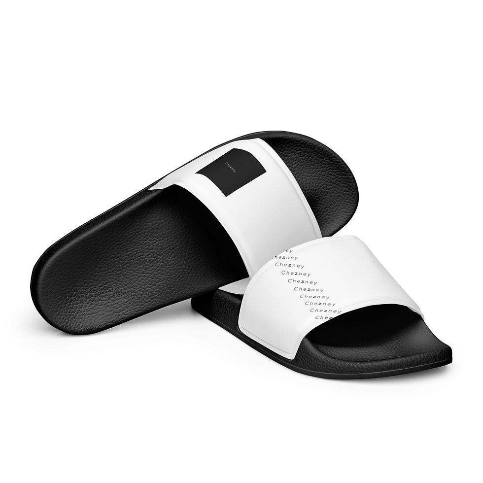 Thumbnail: Chezney Minimal Slides • Black & White • Women's
