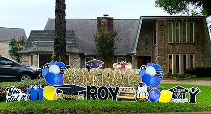 Graduation yard sign