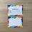 Thumbnail: Invitation card in English. Splash of bright rainbow colours.