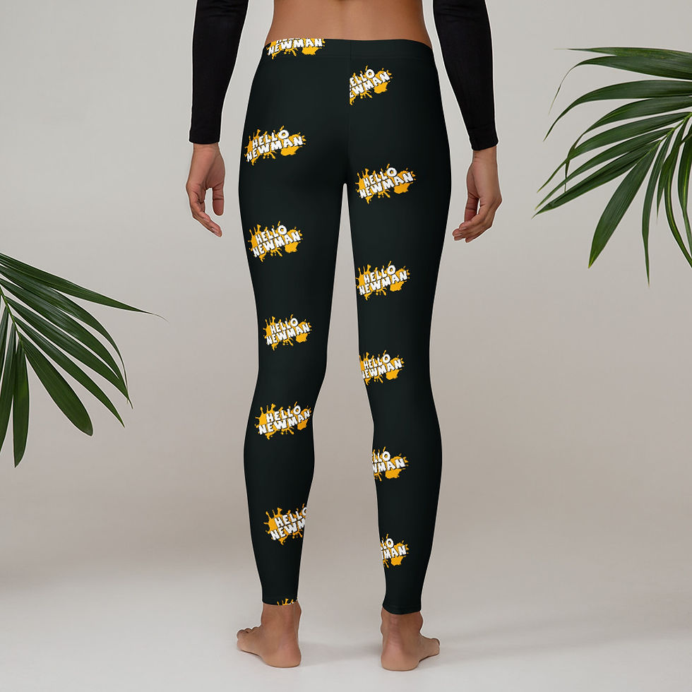 Thumbnail: All-Over Print Leggings - Black