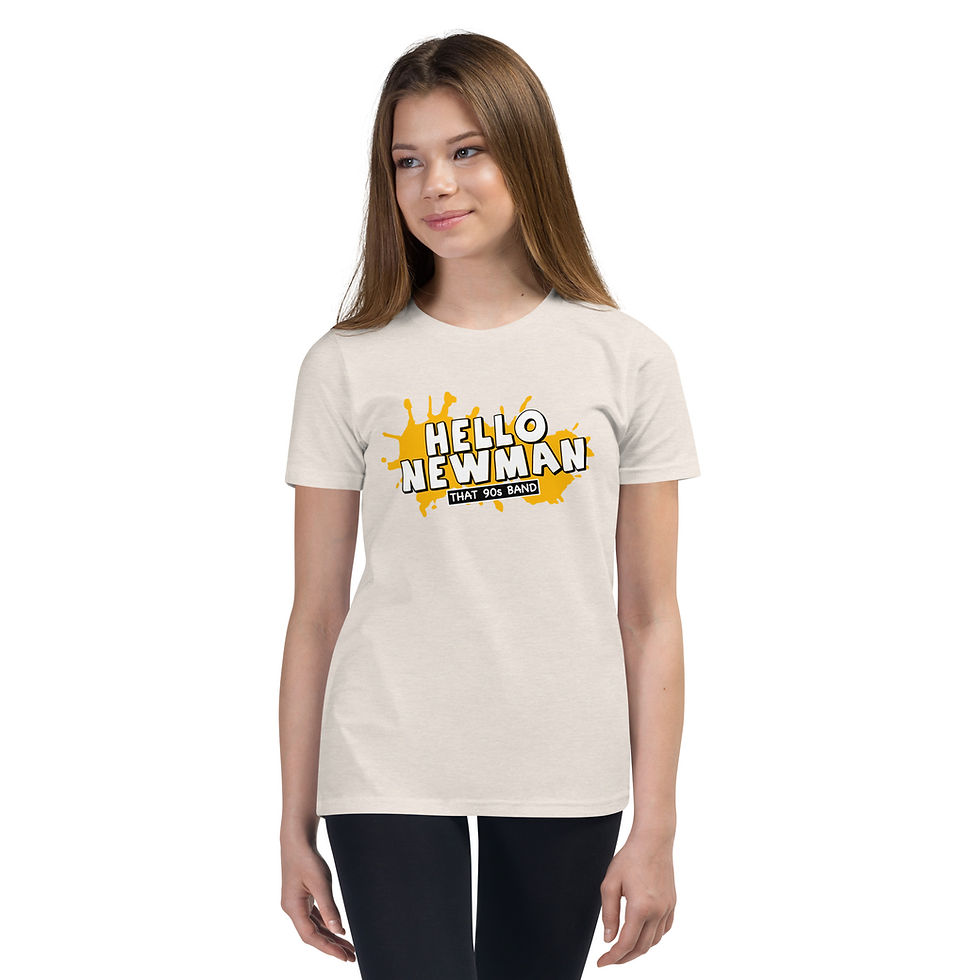 Thumbnail: Youth Tee - White Text Logo