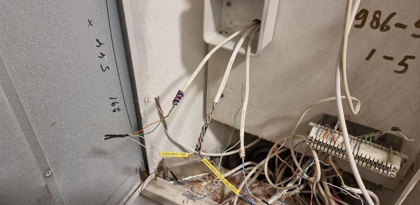 סידור ארון התקשורת בבית