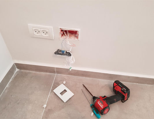 התקנת שקע רשת