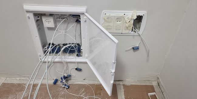 התקנת כבלי רשת