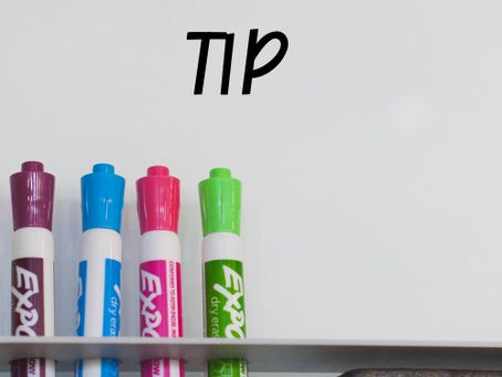 Study Tip Using A White Board