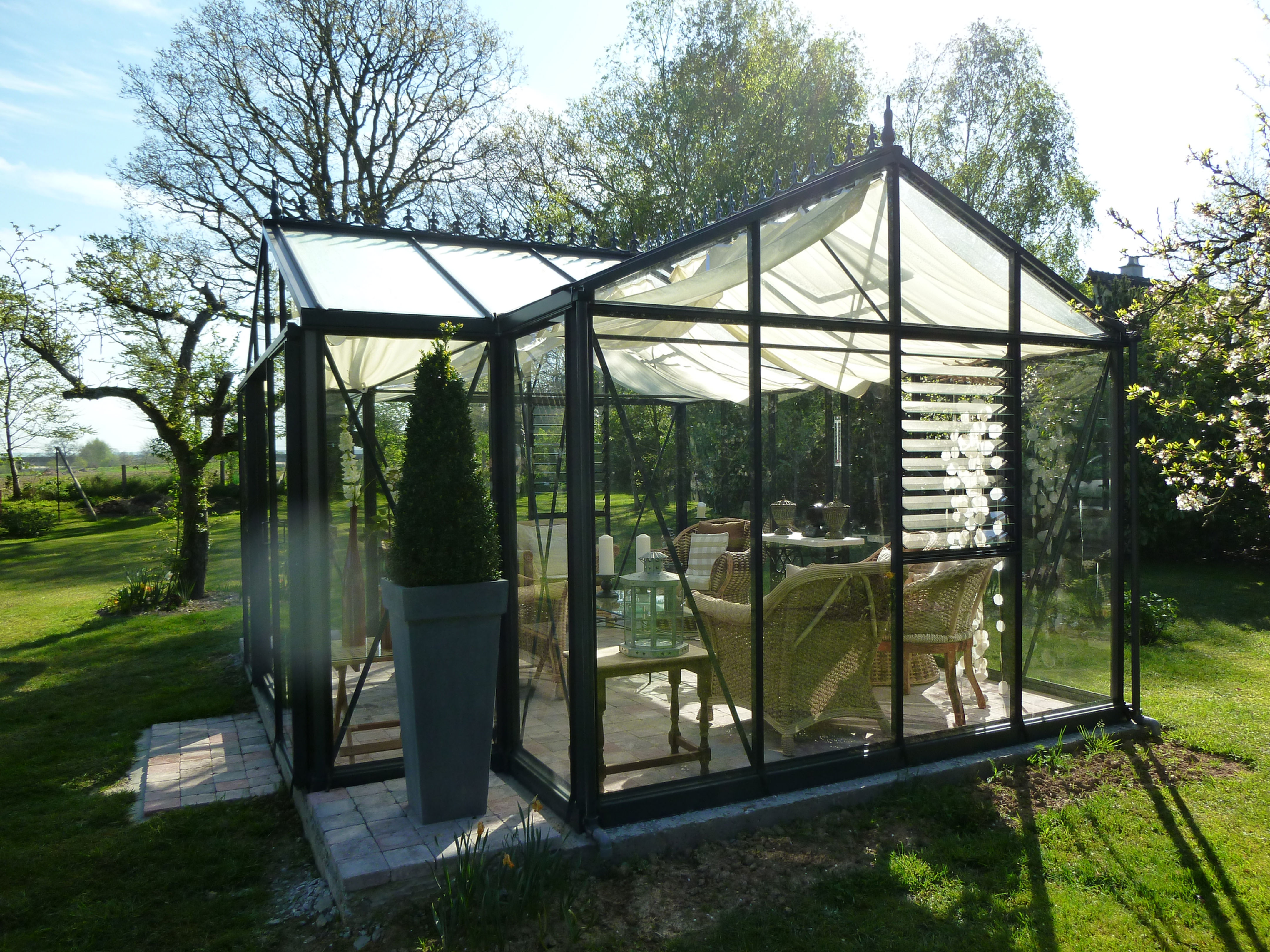 alumīnija siltumnīca