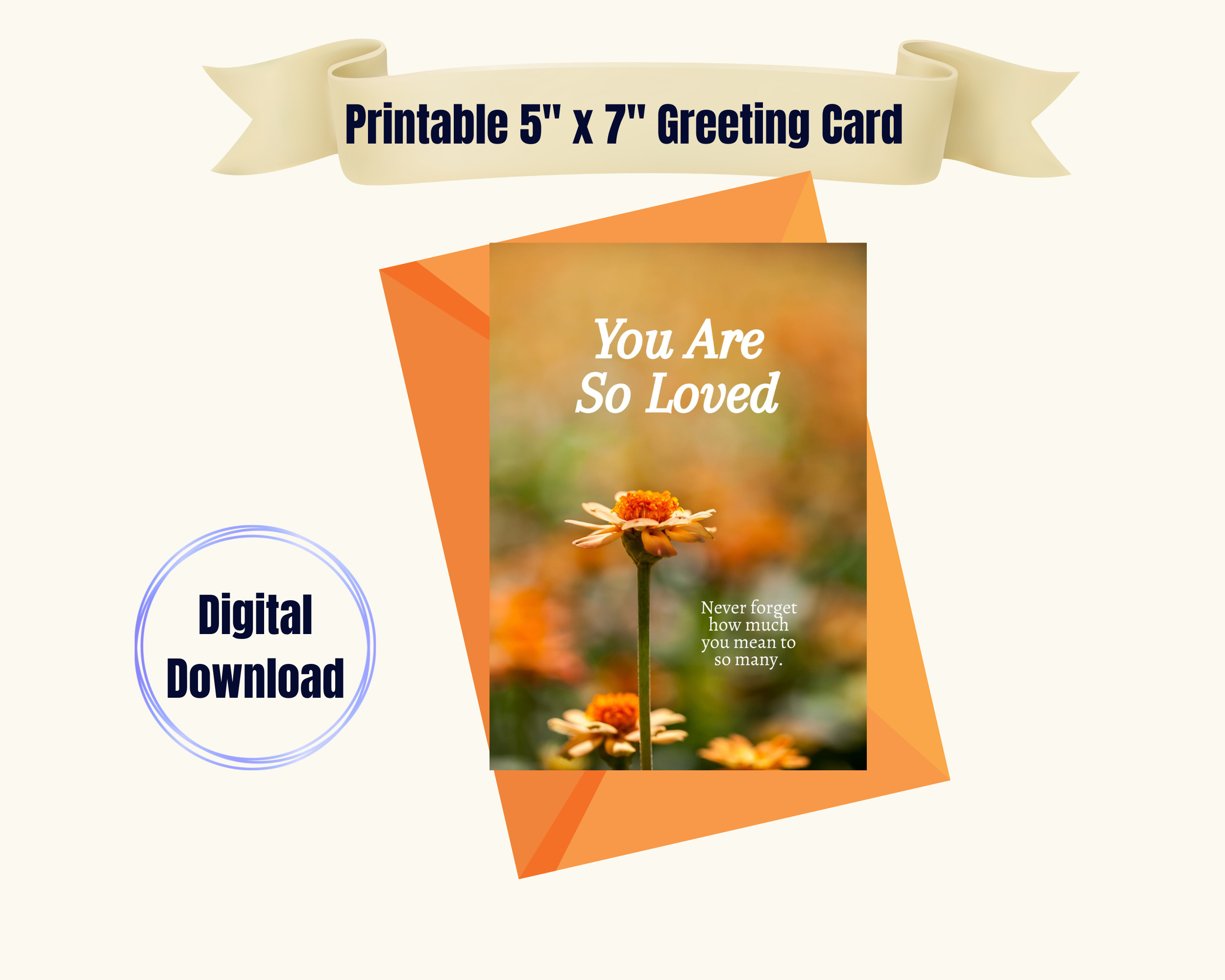 You Are So Loved – Digital Greeting Card (5×7)