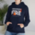 Thumbnail: Unisex Heavy Blend™ Hooded Sweatshirt with Inspirational Text - Warm and Cozy