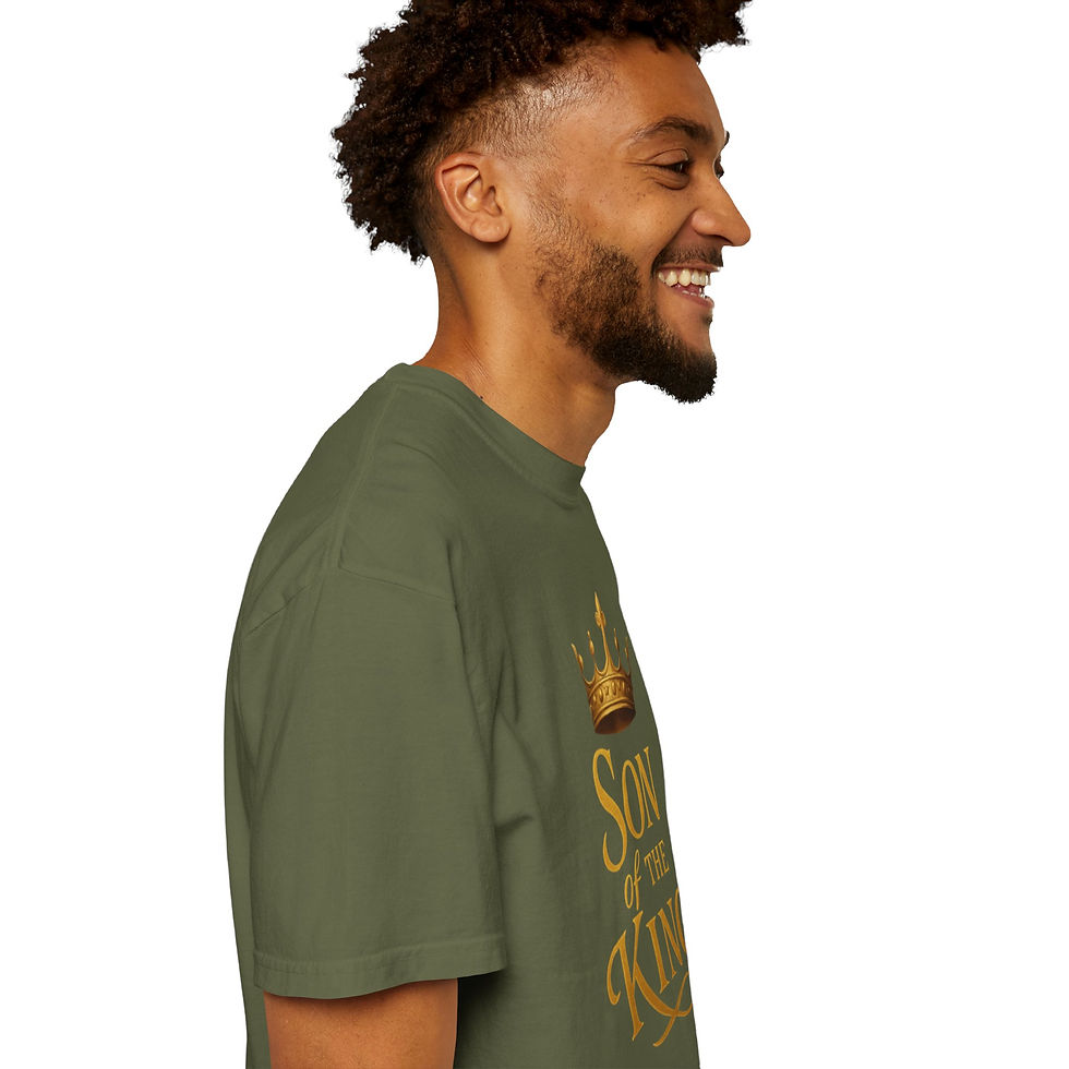 Thumbnail: Crown Graphic Tee - Son of the King, Unisex T-shirt, Gift for Fathers Day
