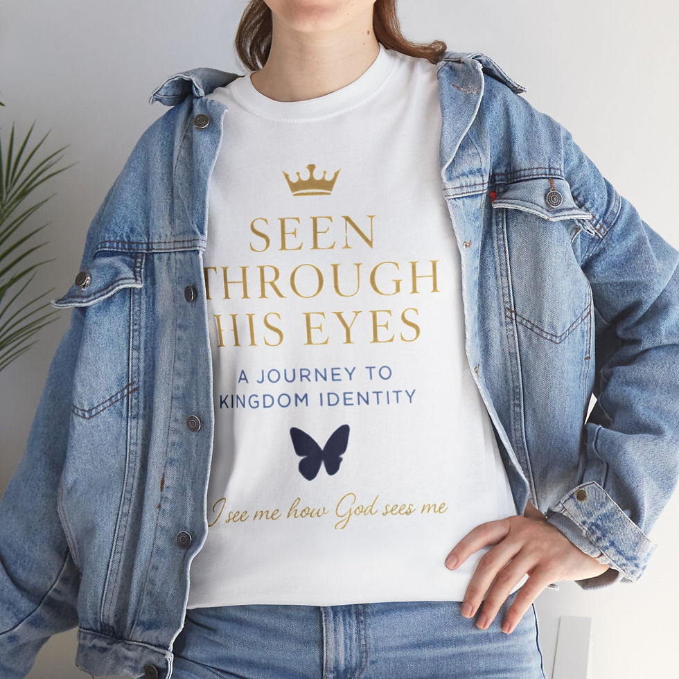 Thumbnail: Faith-Inspired Unisex Tee | Seen Through His Eyes, Inspirational Shirt