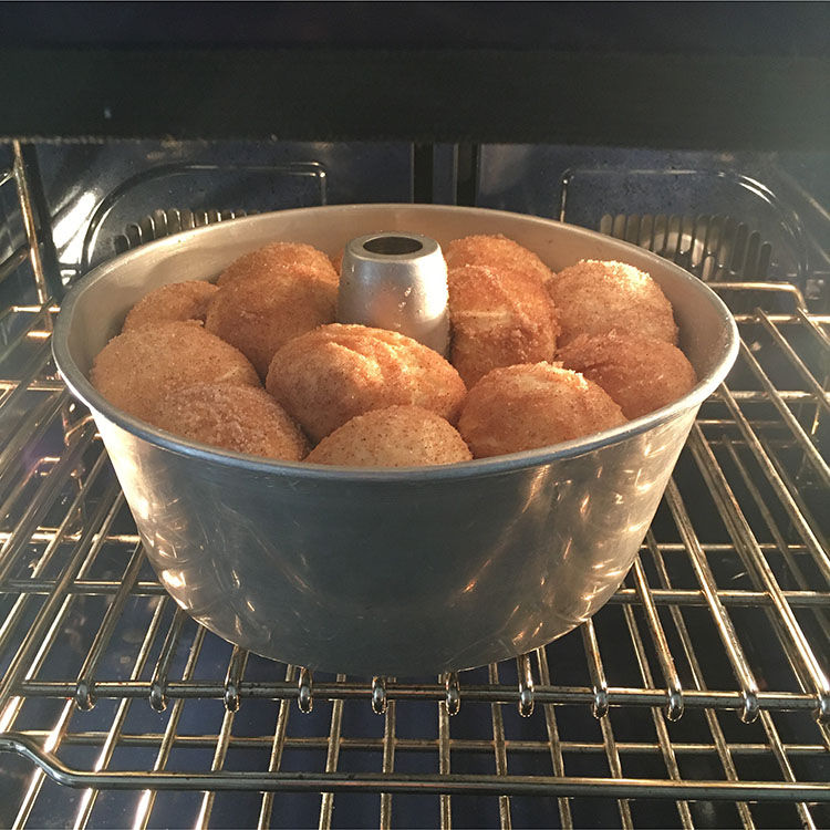 Into the oven.