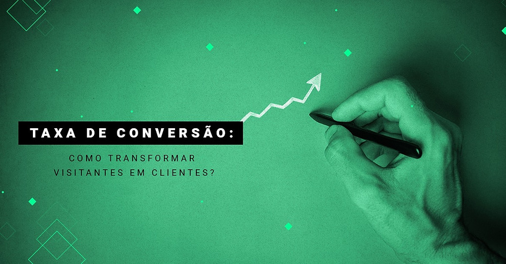 Taxa de conversão: visitantes para clientes