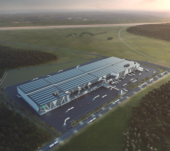 Dagab, Bålsta. 155.000m2 stort automatiserat lager.