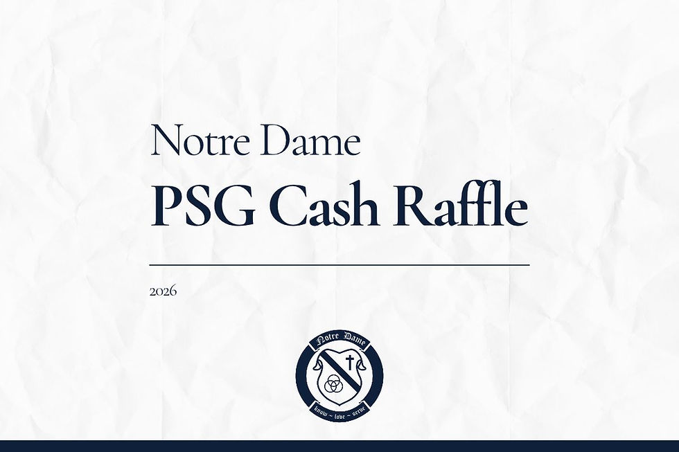 Notre Dame PSG Cash Raffle