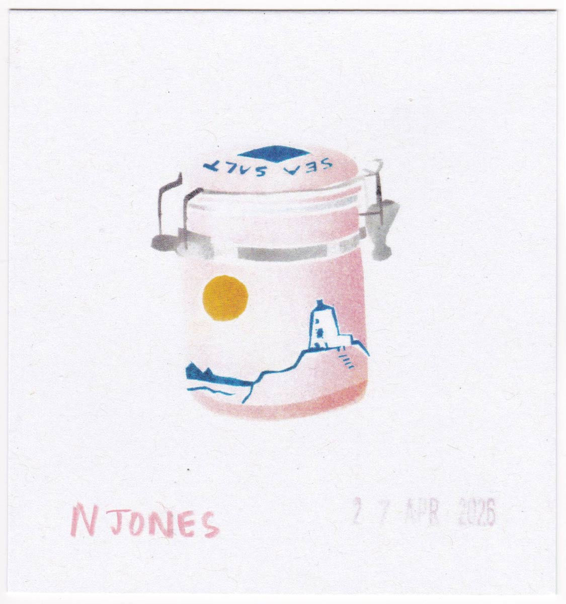 Halen Mon Salt Jar Print