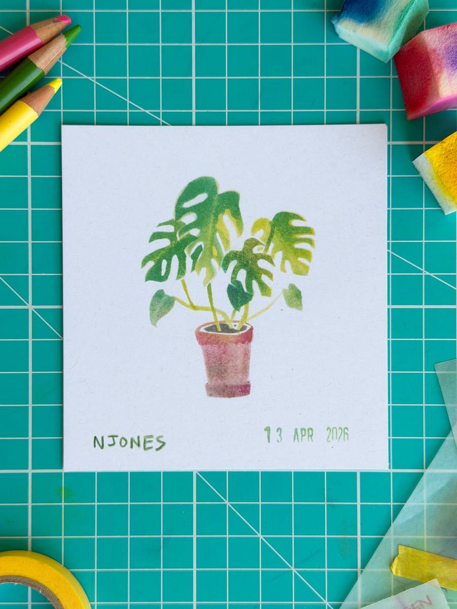 Thumbnail: Monstera Plant Print