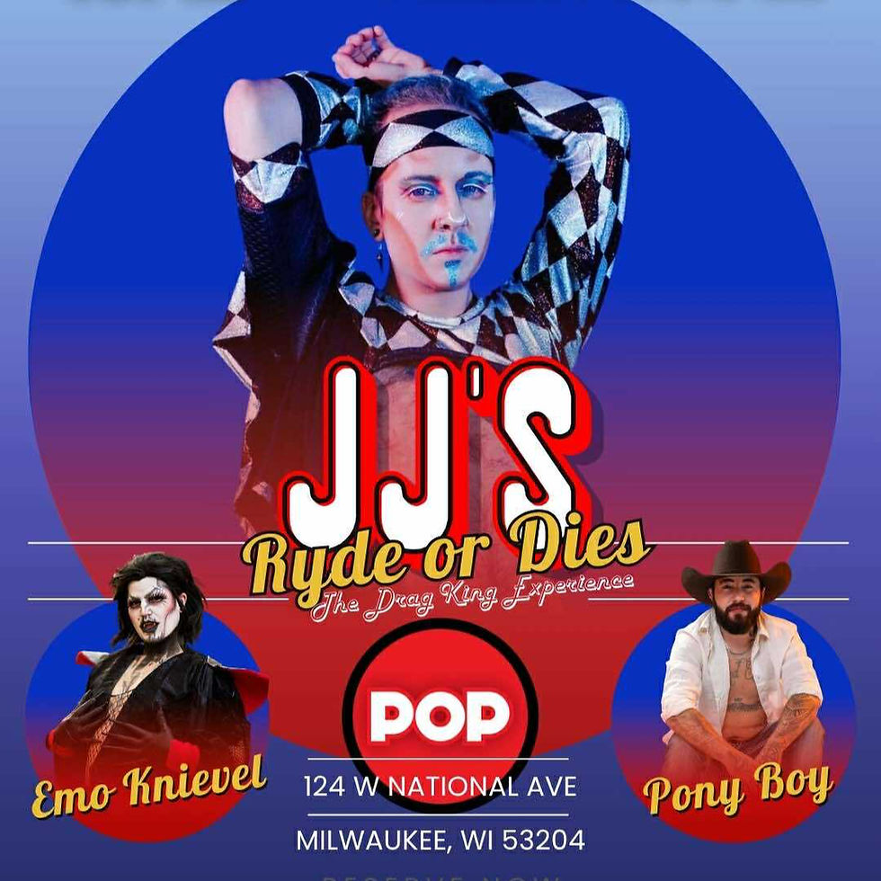 JJ's Ryde or Dies: Drag King Experience
