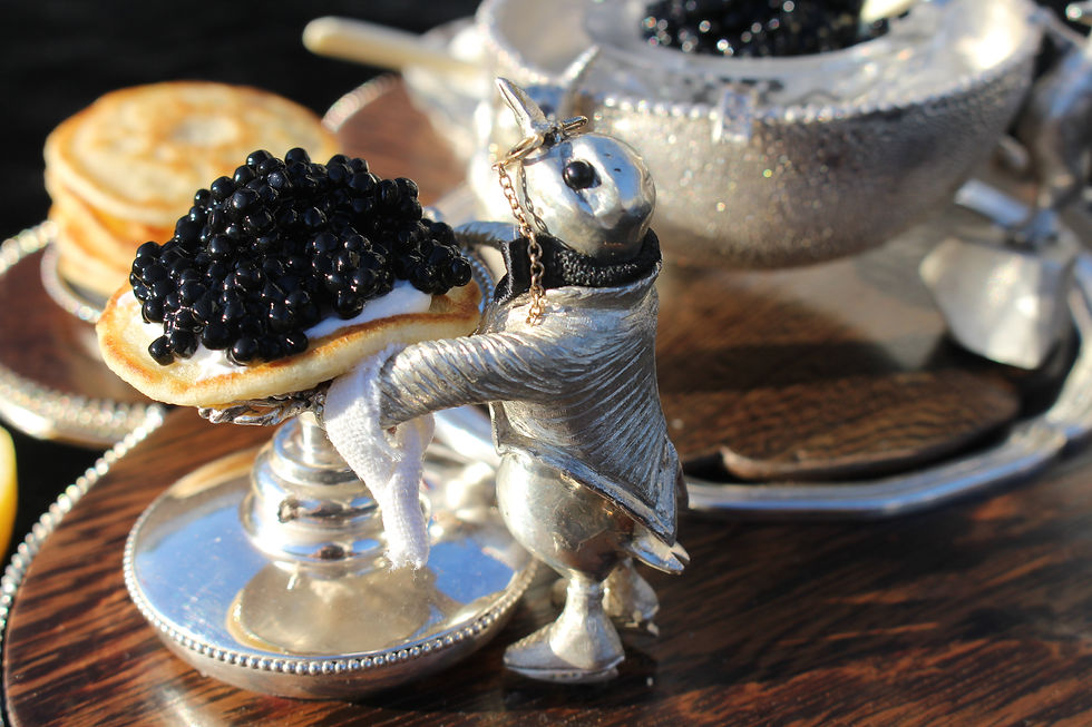 Thumbnail: "Happy Meal" caviar serving set