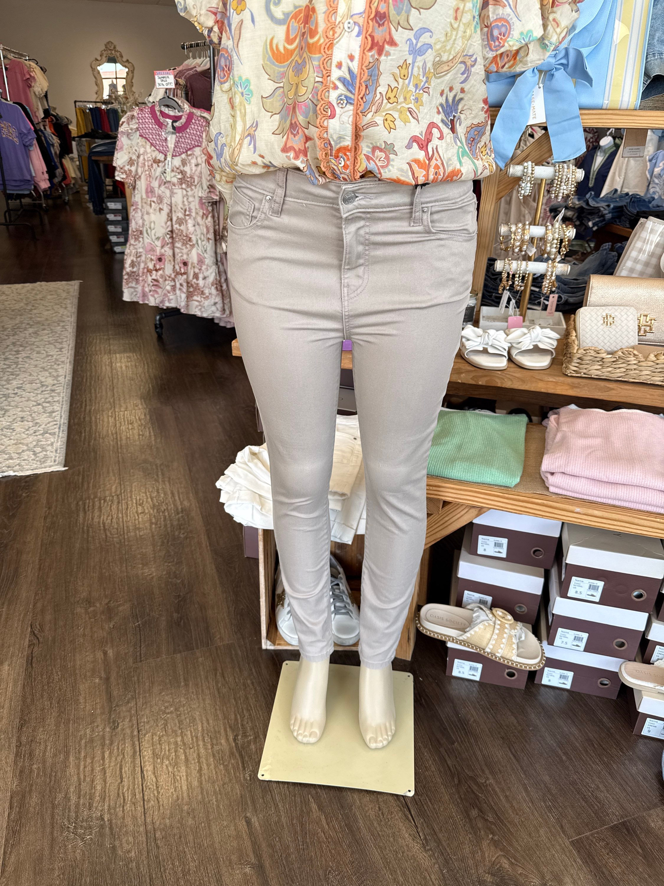 Zenana khaki straight leg