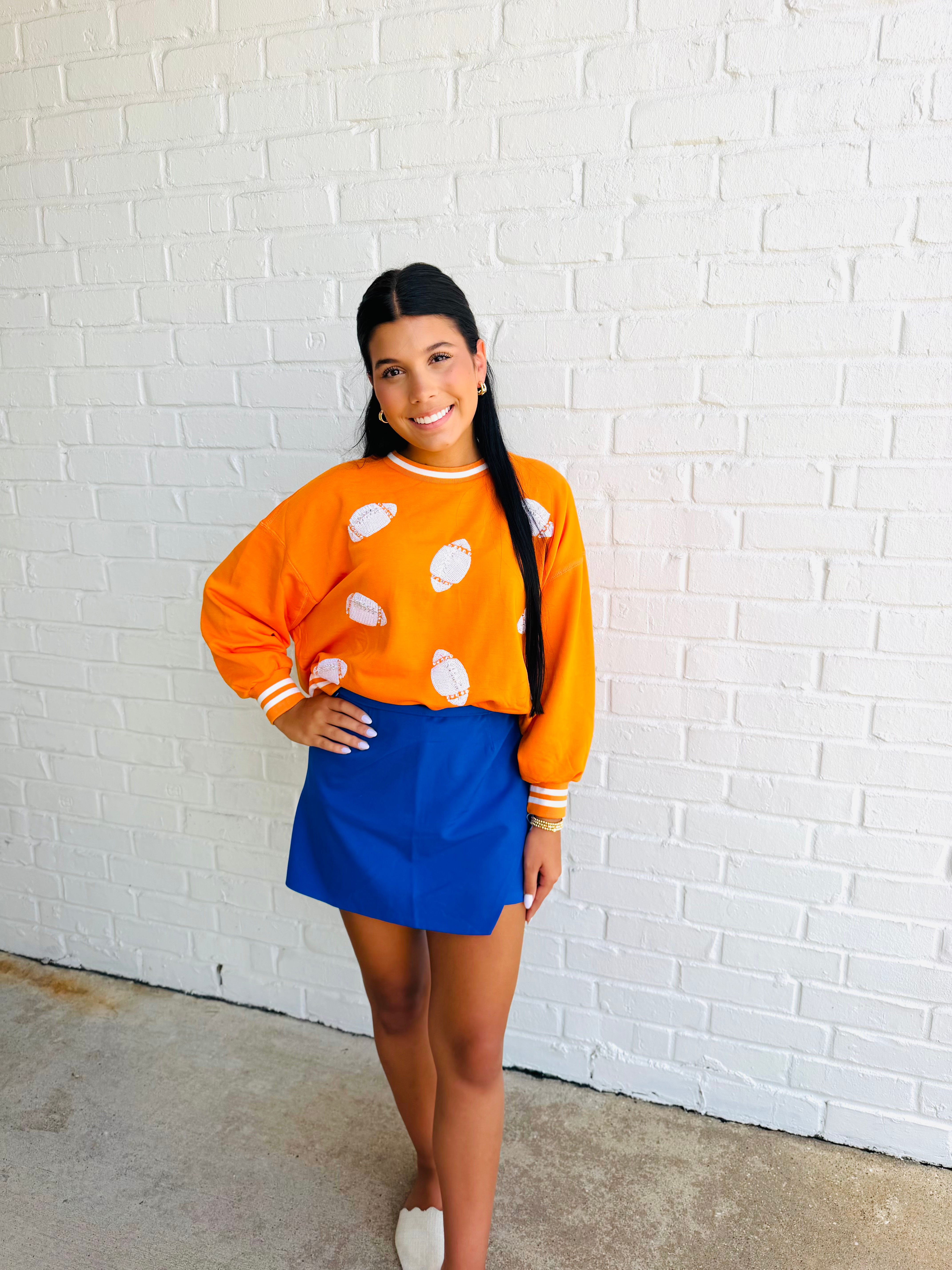 orange & white FB
