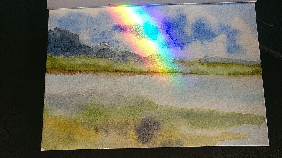 The ART of Wellness - Watercolor Seascapes (x4)