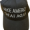 Thumbnail: Black Make America Great Again hat with silver embroidery. Classic patriotic baseball cap for conservatives.