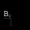 Minimal black square logo featuring a stylised white “B” with fine-line geometric details.