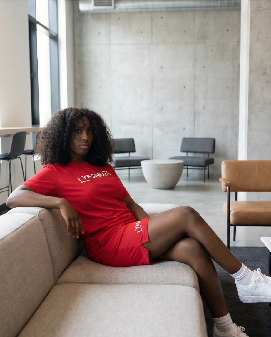 Yeshua Short Set Red