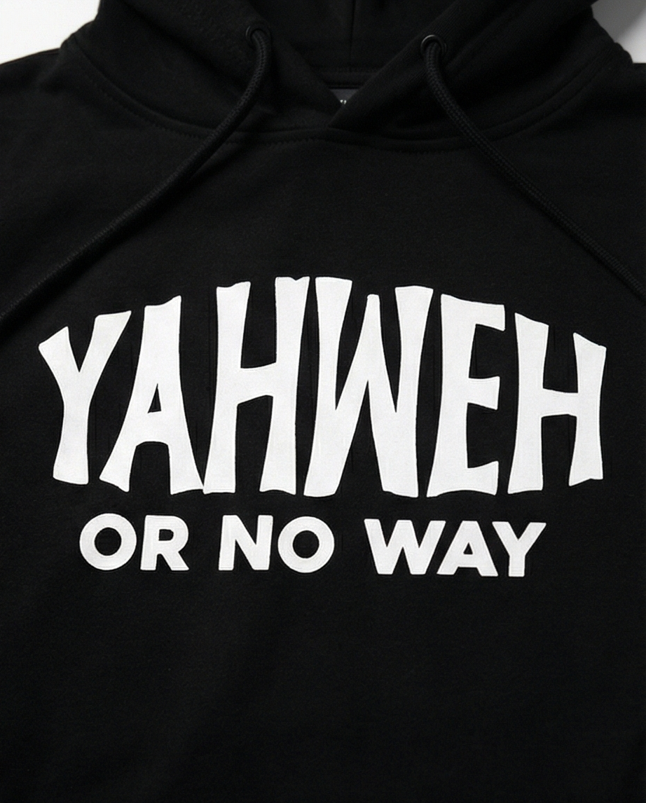 Thumbnail: Yahweh Or No Way Black Hoodie