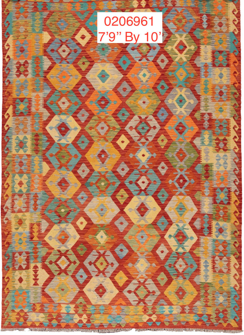 Fine Oriental Hand-made Kilim (#0206961)