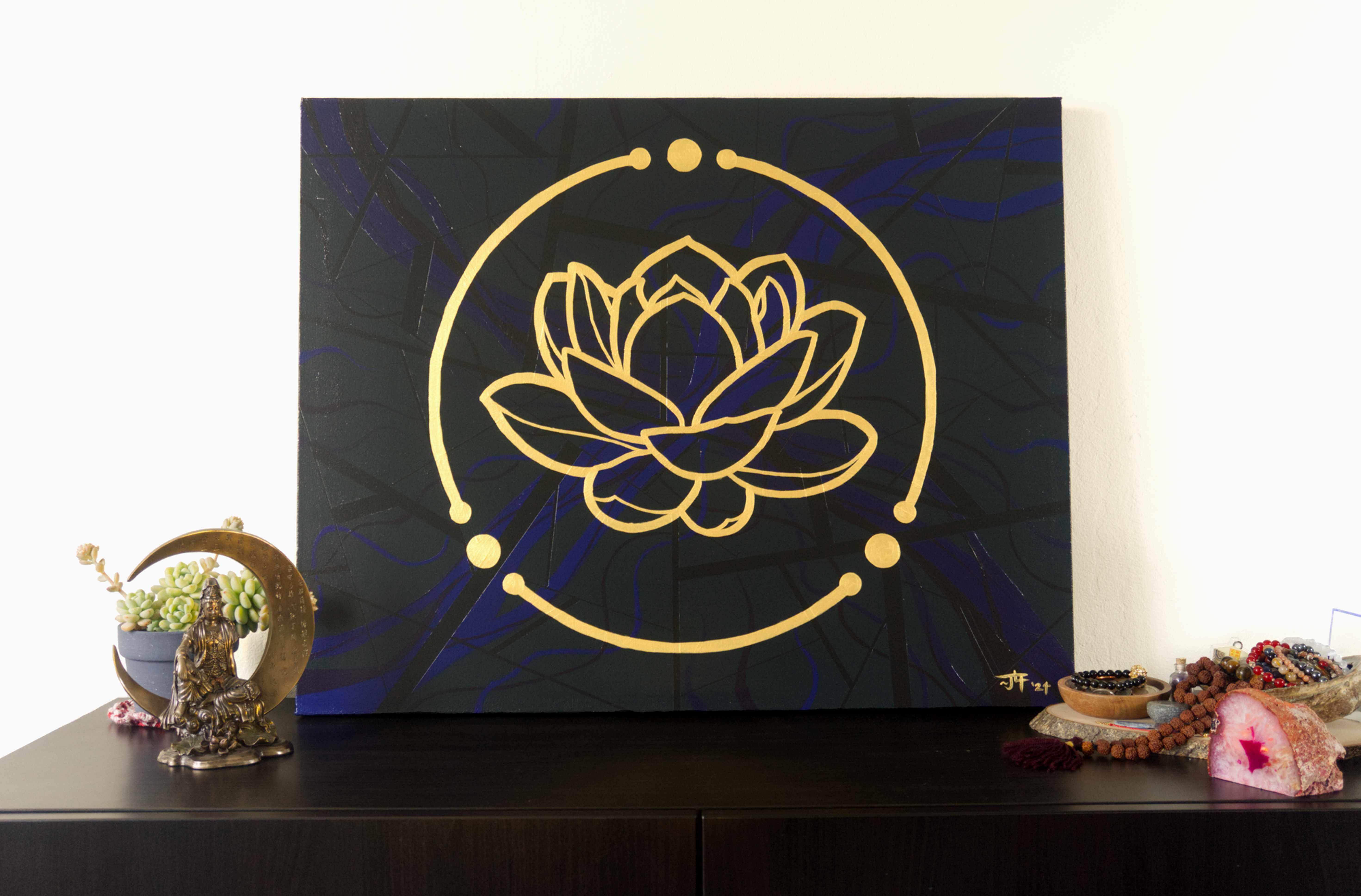 Rising Lotus - Original Painting