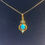 Thumbnail: Australian Black Opal Pendant With Chain