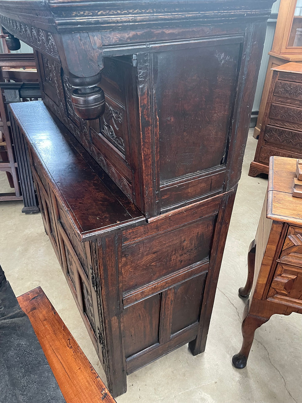 Thumbnail: 17th century Oak Food & Wine Cabinet