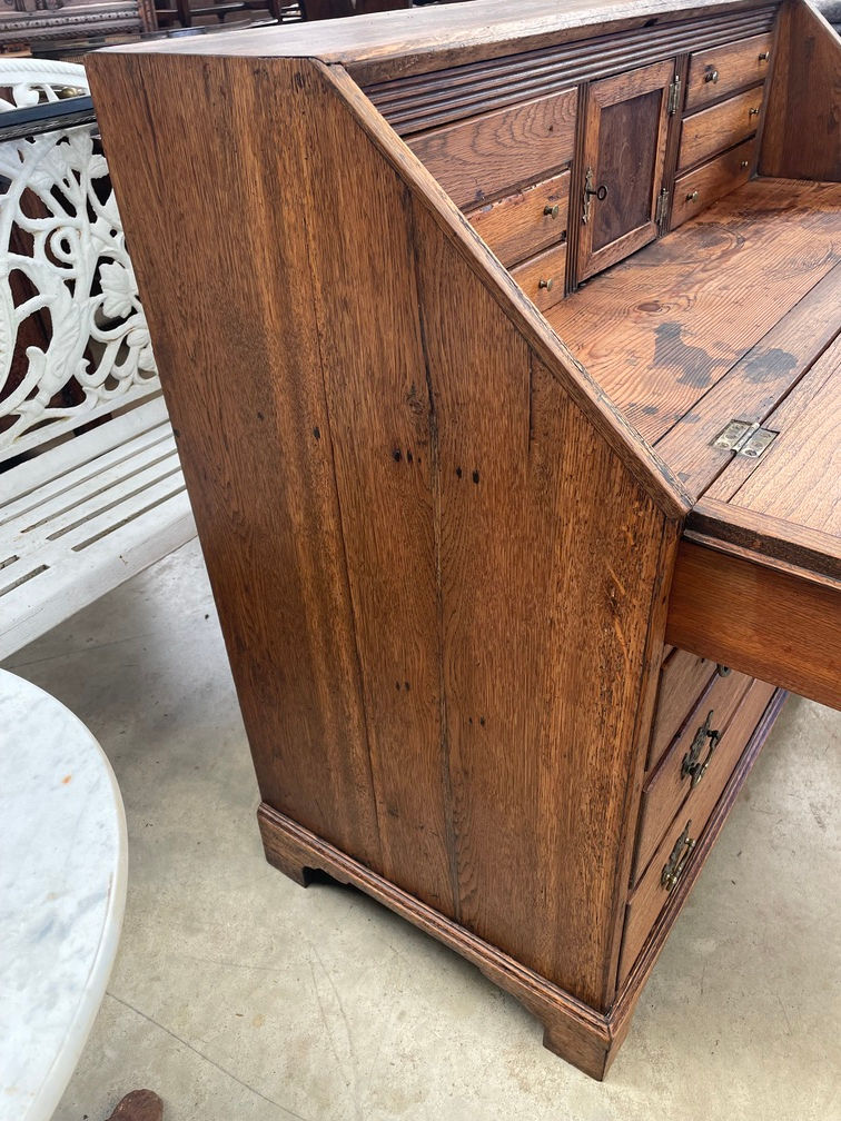 Thumbnail: Early 19th century Ash & Oak Writing Bureau