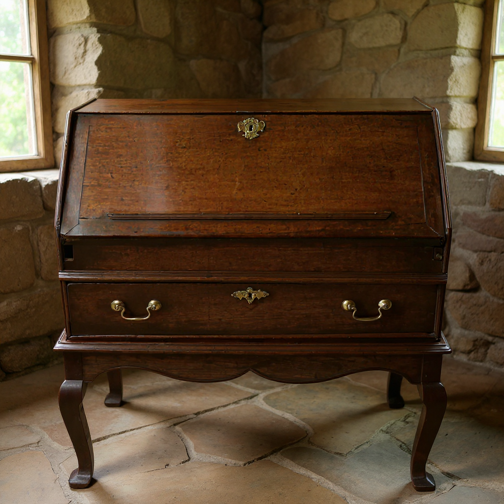 Early 18th century  oak bureau