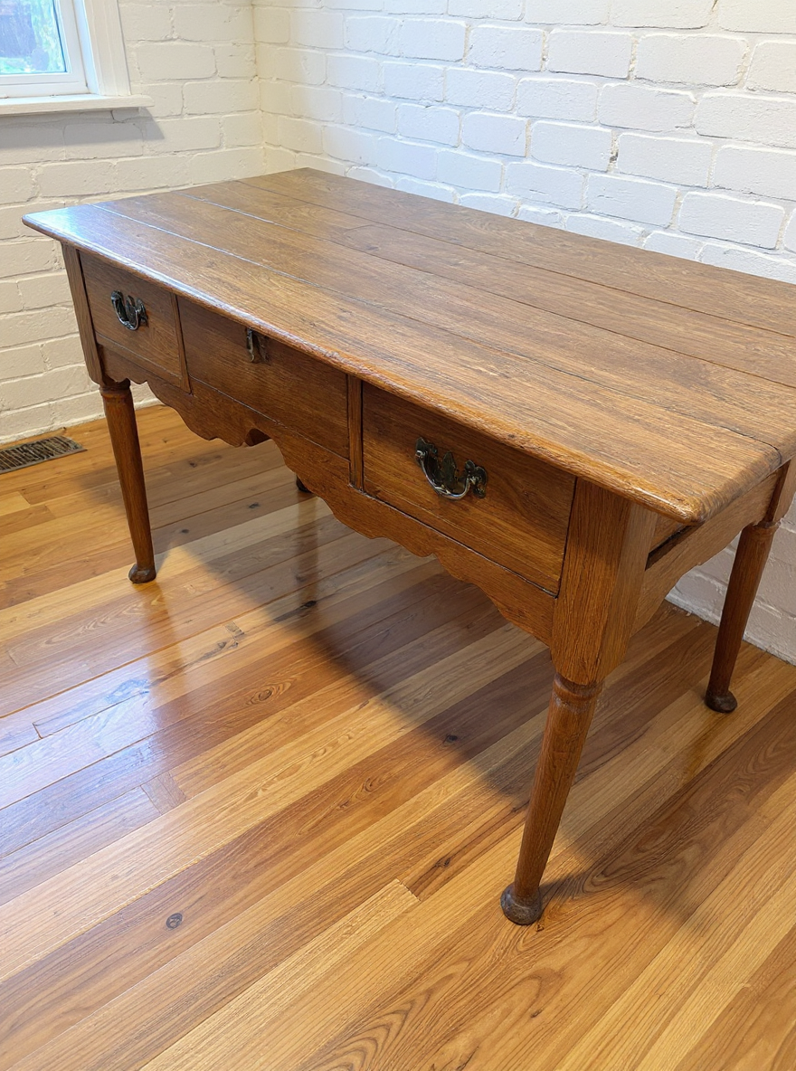 Thumbnail: 18th century Oak side-table/desk