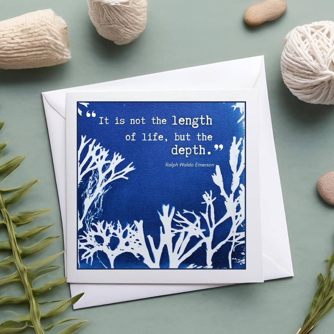 Life quote Greeting Card