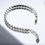 Thumbnail: Stainless Steel Tennis Bracelet With Swarovski Crystals