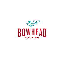 "Bowhead Roofing logo featuring bold and clean typography that emphasizes professionalism, with a focus on quality 